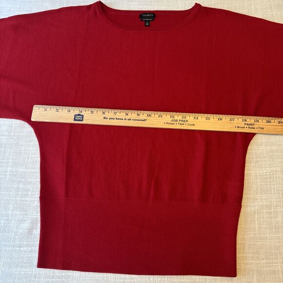 TALBOTS PURE MERINO‎ WOOL SWEATER Bundle SIZE Small 1-Red (NWOT)  1- Green (NWT) - Picture 16 of 16